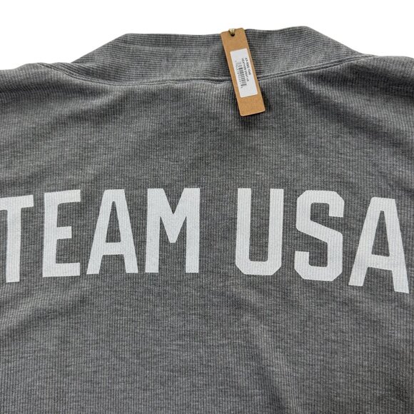 SKIMS Soft Lounge Robe Team USA Heather Gray 4X - Picture 9 of 12